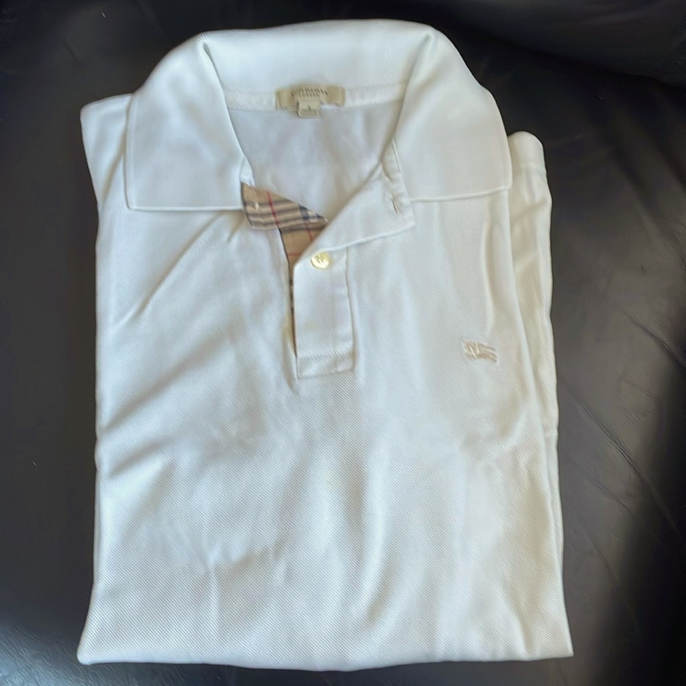 Gents Burberry long sleeve polo